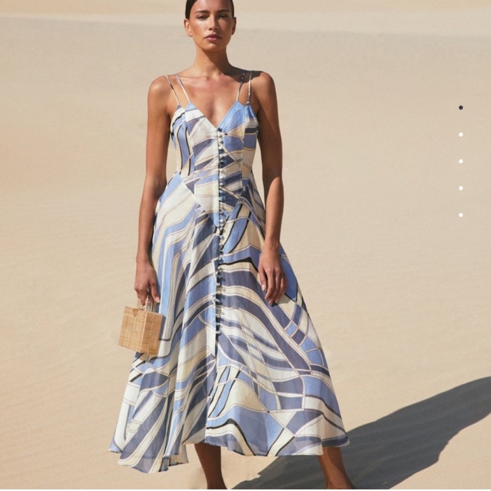NWT Cult gaia Tricia a line dress sz M